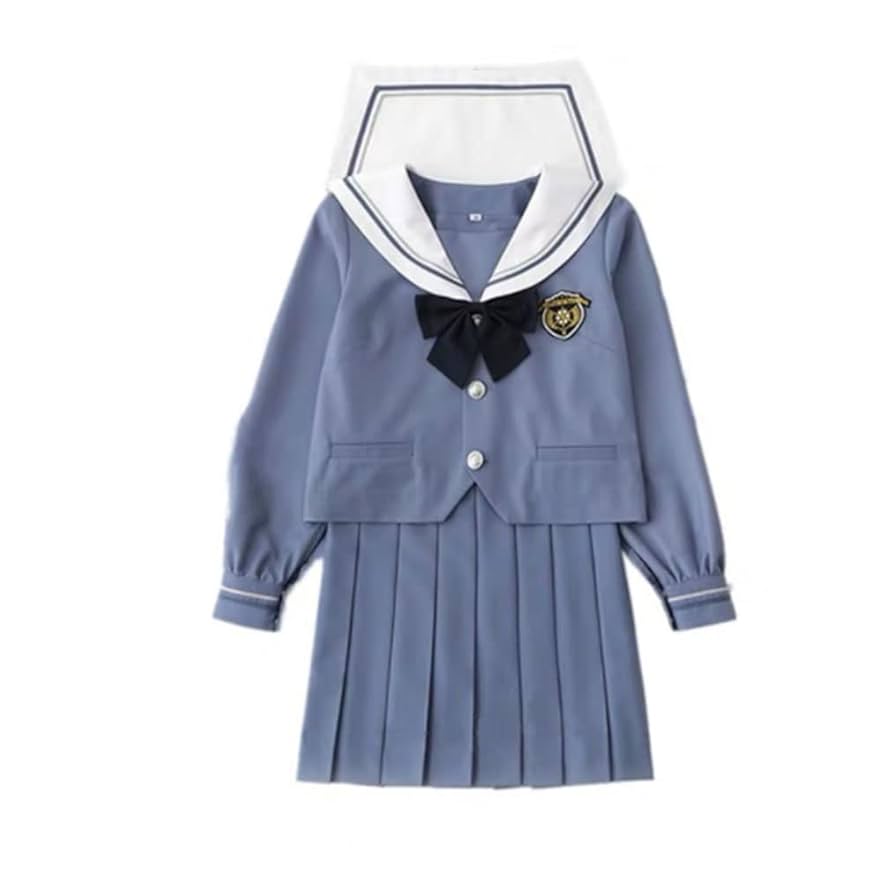 女子制服 水色セーラー コスプレに♪ Amazon.co.jp: ライトブルーのお嬢様系セーラー服 学生服 学生服